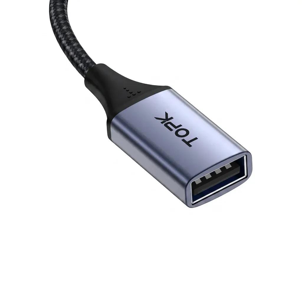 TOPK A10 USB-C to USB-A OTG Adapter Cable