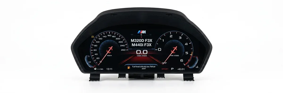 BONROAD BMW digital dashboard cluster front view