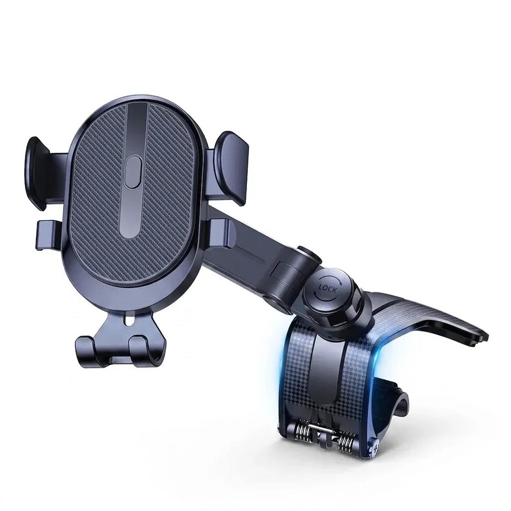 TOPK Adjustable Dashboard Phone Holder with Silicone Grip