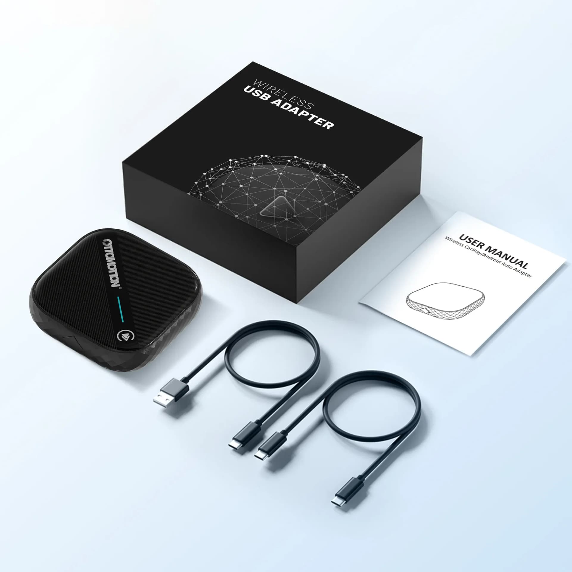 OTTOMOTION 5.0 Wireless CarPlay and Android Auto Adapter